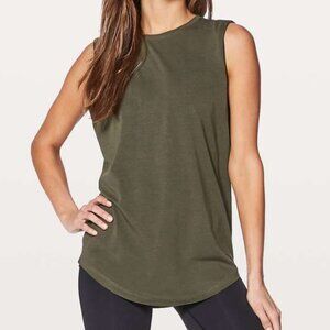 Lululemon Brunswick Muscle Tank | Dark Olive | Size 8
